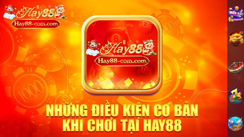 Những Điều Kiện Cơ Bản Khi Chơi Tại Hay88